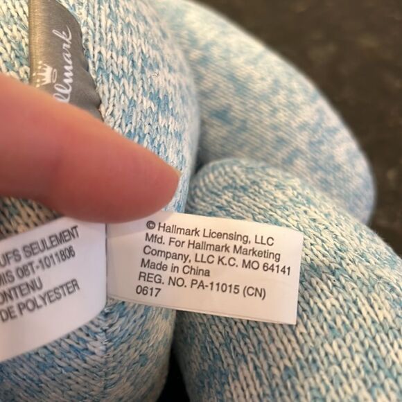 Hallmark Blue Plush Teddy Bear For Happy Hearts - Picture 9 of 10